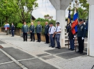 POlaganje vencev na Žalah v spomin padlim v vojni za SLovenijo 1991