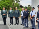 POlaganje vencev na Žalah v spomin padlim v vojni za SLovenijo 1991