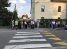 Polaganje venca Toniju Mrlaku s strani Društva pilotov vseh generacij