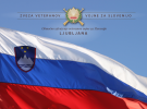 Logo OZVVS Ljubljana in slovenska zastava